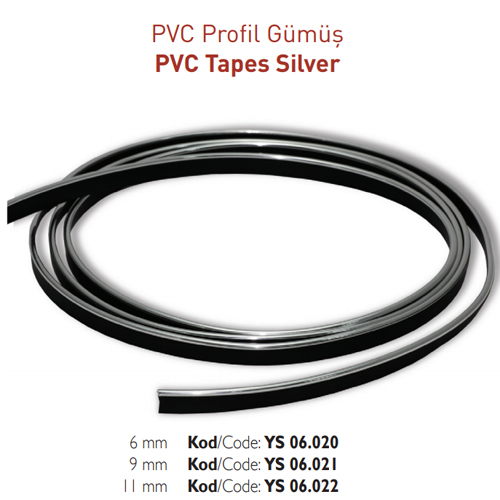 PVC Profil Gümüş